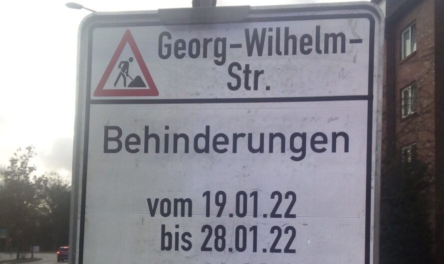 72 Bäume an der Georg-Wilhelm-Straße fallen einer fehlgeleiteten Verkehrsplanung zum Opfer