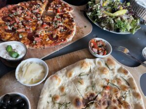 Pizzen und Belege