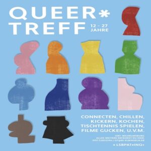 Veranstaltungsplakat Queer*Treff