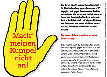 Rechten Stimmungsmachern „Die Gelbe Hand“ zeigen – Aufruf für Azubi-Preis