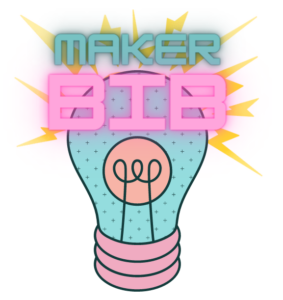 Logo Glühlampe der Maker Bib