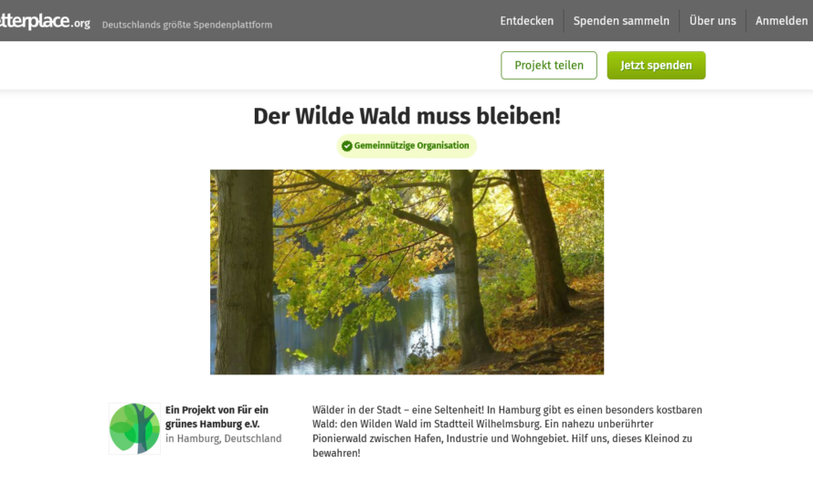 Jetzt spenden: Der Wilde Wald muss bleiben!