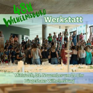 Veranstaltungsplakat 48h Wilhelmsburg Werkstatt