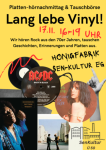 Veranstaltungsplakat Lang lebe Vinyl 17.11.23