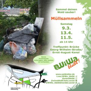 Veranstaltungsbild Müllsammeln im WiWa 24