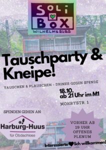 Solibox Tauschparty Sharepic