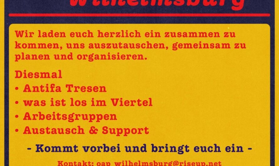 Offenene antifaschistische Plattform Wilhelmsburg #8