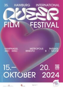 Plakat des 35. internationalen Hamburger Queer Film Festivals