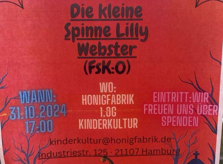 Kinderkino: Die kleine Spinne Lilly Webster