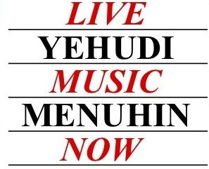 Der Schrifzug (als Logo) von Live Yehudi Menuhin Now