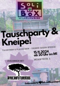 Sharepic Tauschparty und Kneipe Nov24