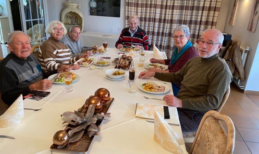 Ein Treffen 74 ½ Jahre nach der Schulentlassung 1950