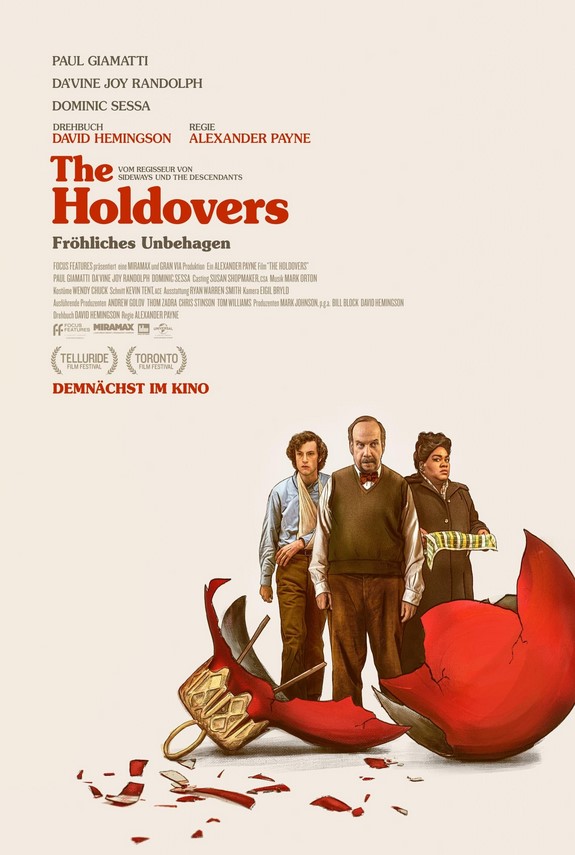 Kinoplakat von "The Holdovers"