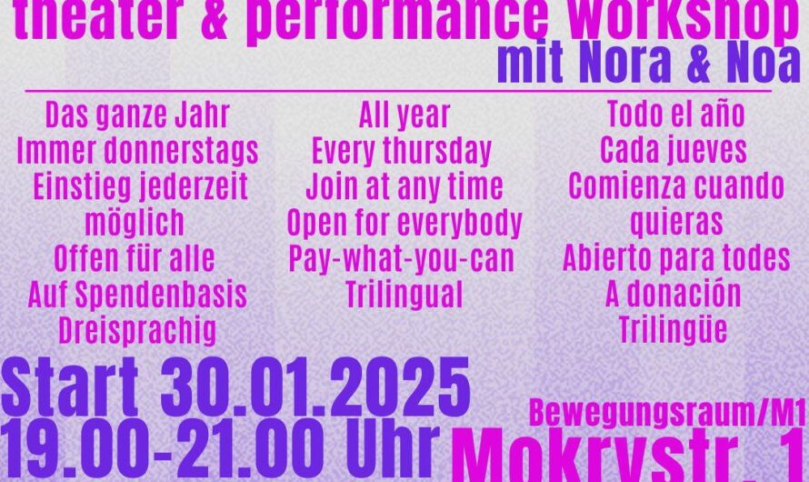 Linde* Theater- und Performance-Workshop