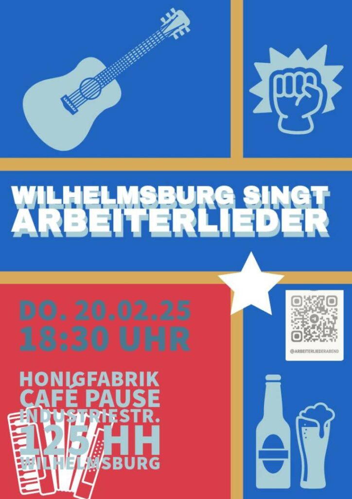 Eine Gitarre, eine Faust, ein Stern und ein Bier