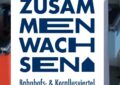blaue Schrift auf weißem Grund. Logo des Beirates Wilhelmsburg-Ost.