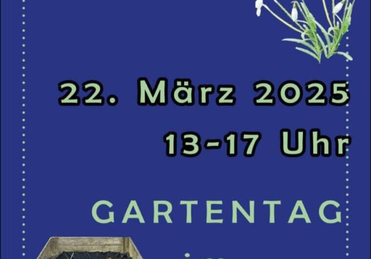 Frühling begrüßen – Gartentag im Café Nova