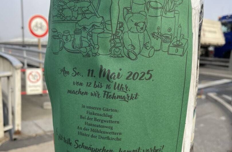 Flohmarkt in den Gärten