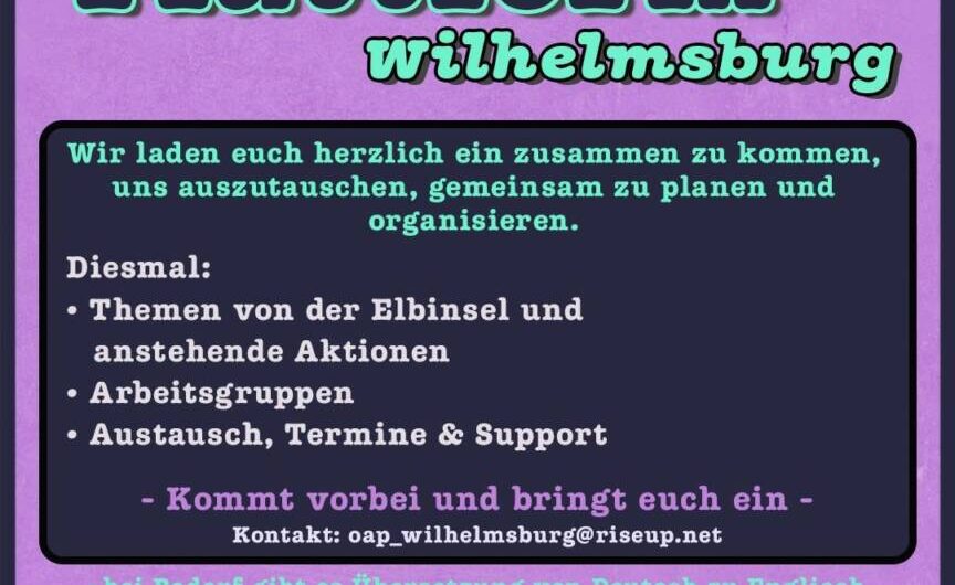 Offene antifaschistische Plattform Wilhelmsburg #16
