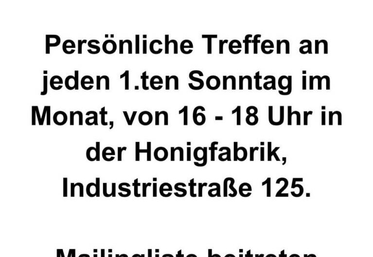 Orga-Treffen: Beteiligung Straßenfest
