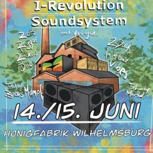 Grafik: Die Hofa in Reggaefarben