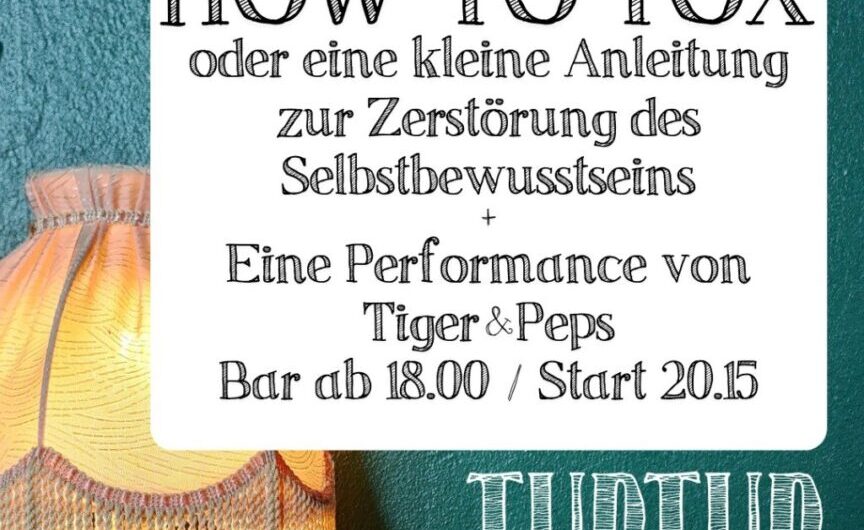Turtur bittet zur Bar – How to Tox