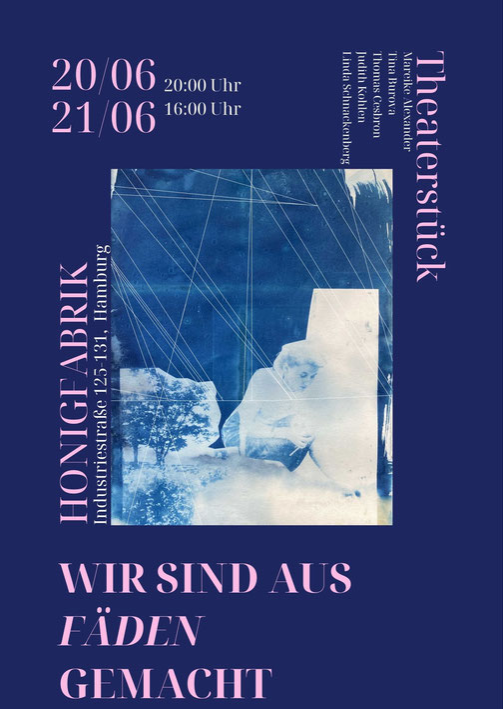 Ein bal-weißes Bild mit den VA-Infos