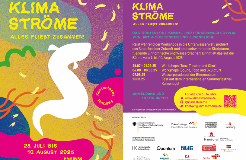 Klimaströme – Kunst- und Forschungsfestival für Kinder und Jugendliche