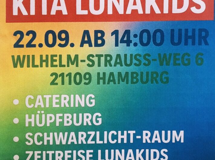 Fest: 10 Jahre KITA Lunakids