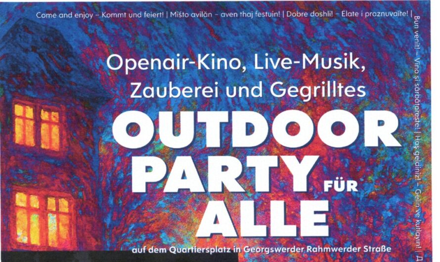 Stadtteilkulturfest mit Openair-Kino und Live-Musik in Georgswerder am 6. September 2025