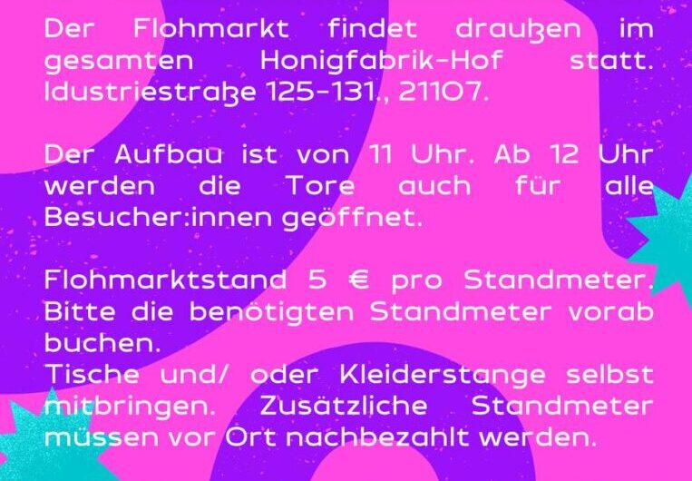 Flohmarkt Honigfabrik