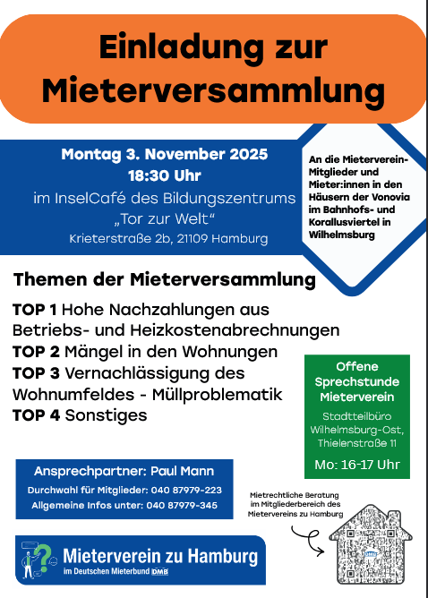 Einladung Miterversammling