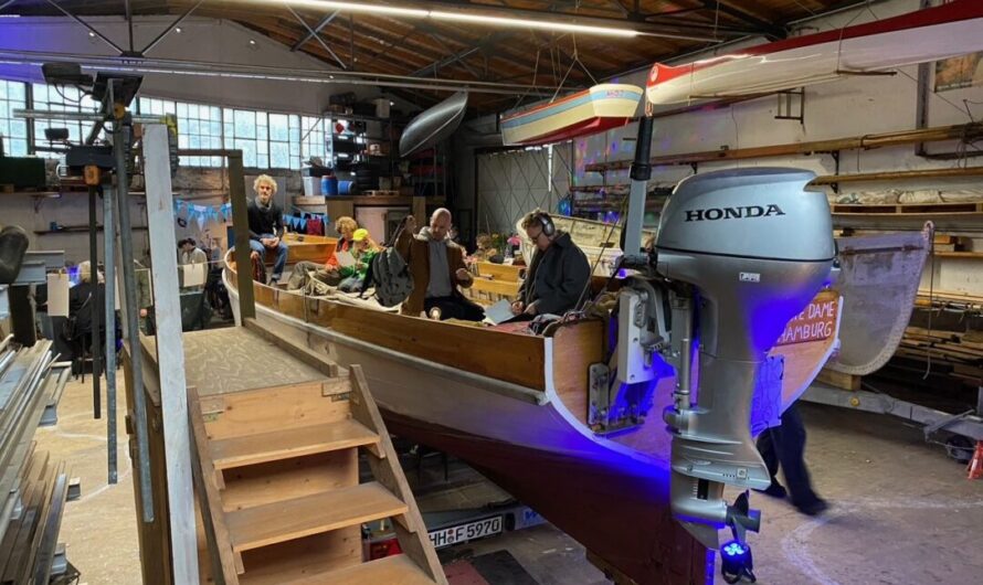 Mit der Elbe im Fluss