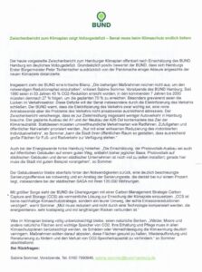 Kleines Bild der Presseerklärung des BUND mit einem Link zur Mediathek.