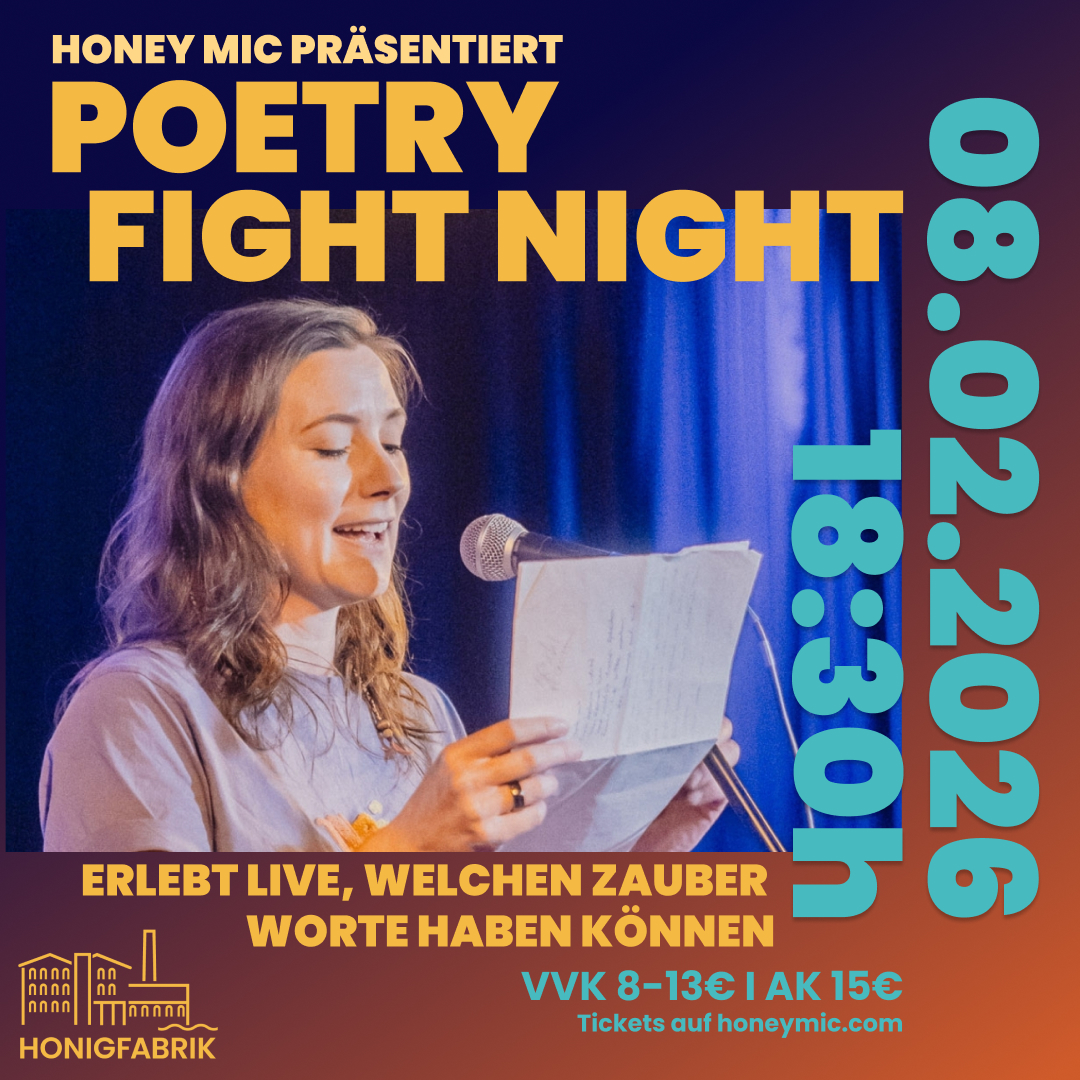 HoneyMic präsentiert Poetry Fight Night