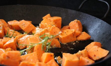 Süßkartoffeln in einer Pfanne Bild von Lars Beulke auf Pixabay