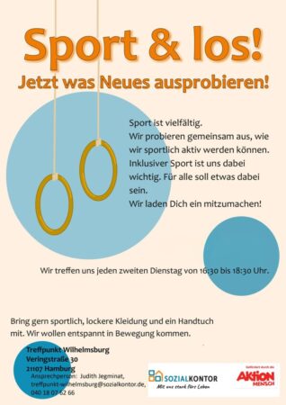 Veranstaltungsaushang mit Daten