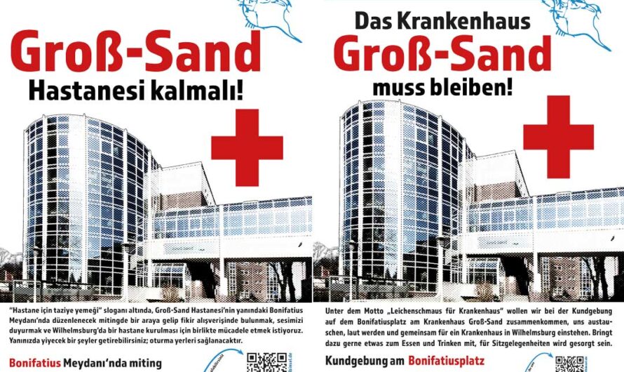 Leichenschmaus für Krankenhaus