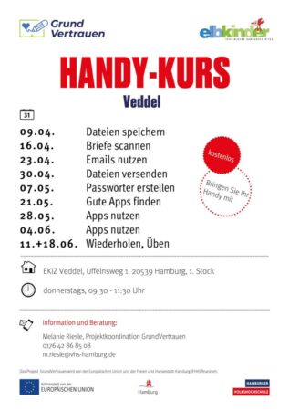 Flyer mit allen Daten.