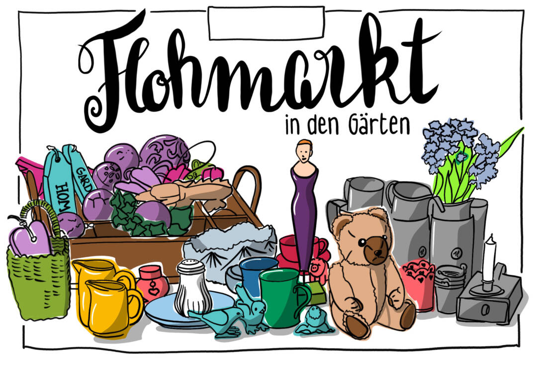 Flohmarkt in den Gärten