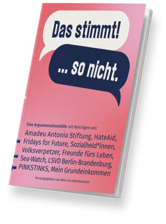 Das Buch mit dem rosa Cover auf weißem Hintergrund