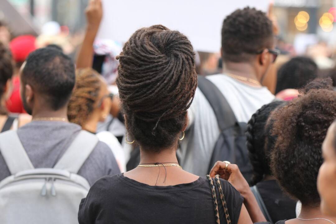 Solidaritätsprotest mit Geflüchteten in der Schlachthofstraße