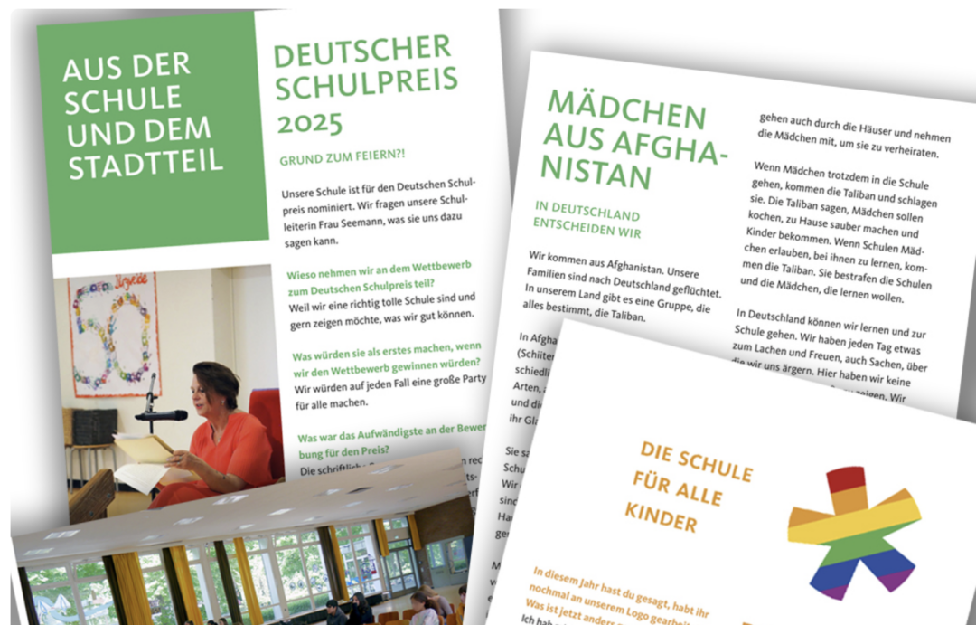 Collage verschieder Burgnews-Seiten zu versxchiedenen Themen