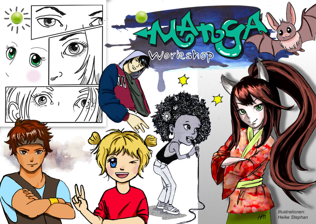 Mangas zeichnen: Eigene Charaktere zum Leben erwecken