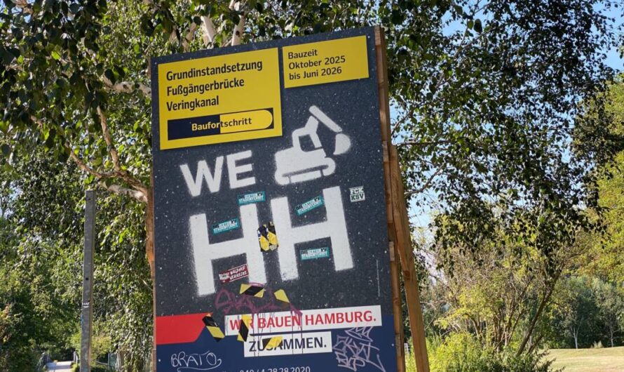Auf Wilhelmsburg dauert Brückenbau eben immer etwas länger