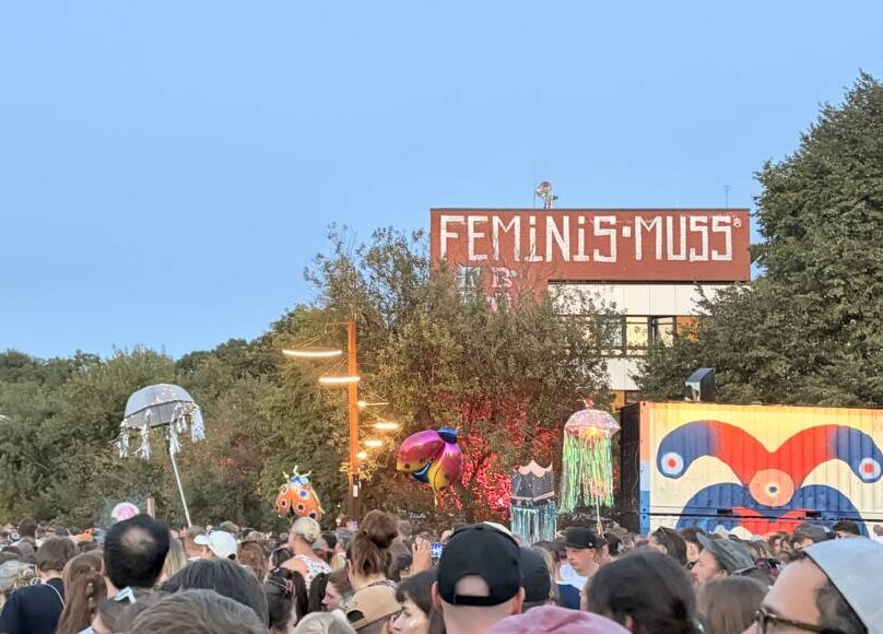 Feminismus Message auf Dockville 2026