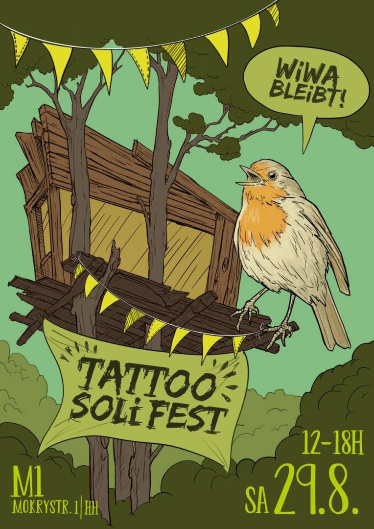 Tattoo-Soli-Fest für WiWa Bleibt!